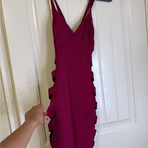 House of CB Red Midi Dress - Picture 3 of 3